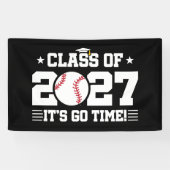 Honkeybal Afstudeertijd Seniorklas 2027 Spandoek (Horizontaal)