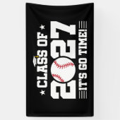 Honkeybal Afstudeertijd Seniorklas 2027 Spandoek (Verticaal)