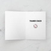 Honkeybal DANK COACH Sportteam NAAM Kaart (Binnen)