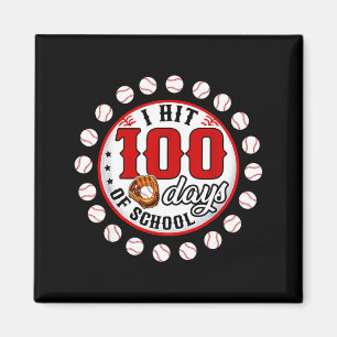 Honkeybal Ik Heb 100 Dagen School Honkeybal Speler Magneet