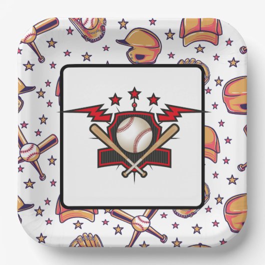 Honkeybal papieren bordje (Voorkant)