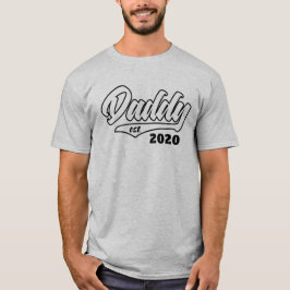 Honkeybal Script Daddy Opgericht in Jaar T-shirt