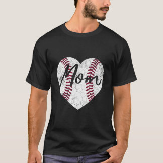 Honkeybal Softbal Zij Moeder Moederdag T-shirt