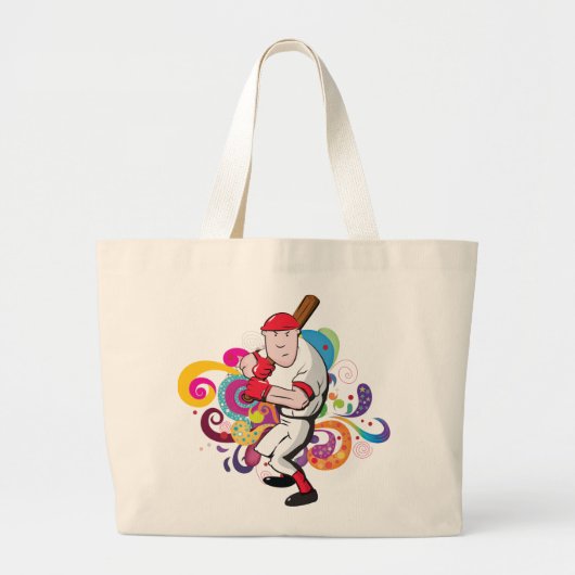 Honkeybalspeler Grote Tote Bag (Voorkant)