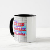 Honkeytonk en koffie in Oklahoma Mok (Voorkant links)