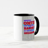 Honkeytonk en koffie in Oklahoma Mok (Voorkant rechts)