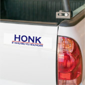 Honkgezondheidszorg (Obamacare) Bumpersticker (Op Truck)