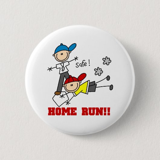 Honklopen Honkbal Ronde Button 5,7 Cm (Voorkant)