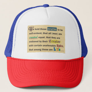 Honkpot met een pro-life boodschap. trucker pet