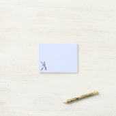 Honksbalbatter Post-it® Notes (Op bureau)