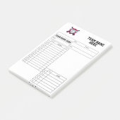 Honksbalopstellingenkaarten Post-it® Notes (Schuin)