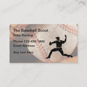 Honkscout voor Baseball Visitekaartje
