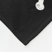Honkslag bij honkbal fleece deken (Hoek)