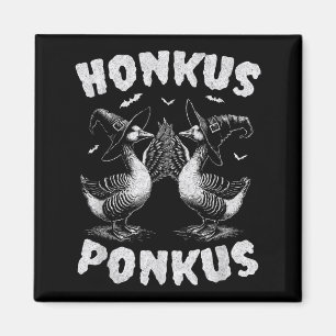 Honkus Ponkus Grappige Gans Halloween Magneet