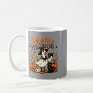 Honkus Ponkus Grappige Halloween Heks Gans Vintage Koffiemok
