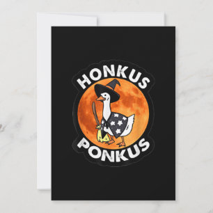 Honkus Ponkus Halloween Cute Witches Duck Feestdagenkaart