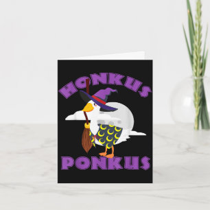 Honkus ponkus heks hoed eend liefhebber kaart