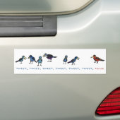 honkvogels bumpersticker (Op auto)