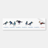 honkvogels bumpersticker (Voorkant)