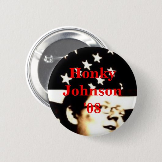 Honky Johnson '08 Button (Voorkant /achterkant)
