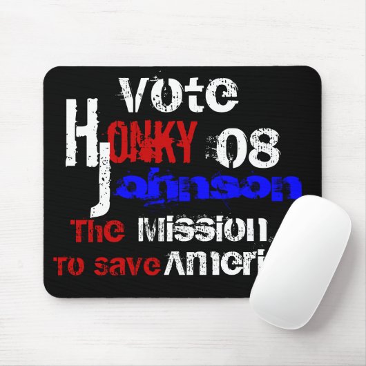 Honky Johnson 08 Mousepad Muismat (Met muis)