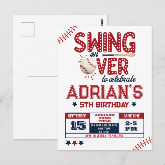 Honky Tonk birthday boy Briefkaart (Voorkant / Achterkant)