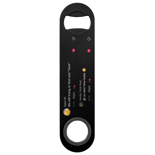 Honky Tonk Hater Bar Key Speed Flessenopener (Achterkant)