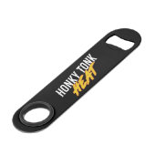Honky Tonk Hater Bar Sleutel Speed Flessenopener (Voorkant Gekanteld)