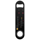 Honky Tonk Hater Bar Sleutel Speed Flessenopener (Achterkant)