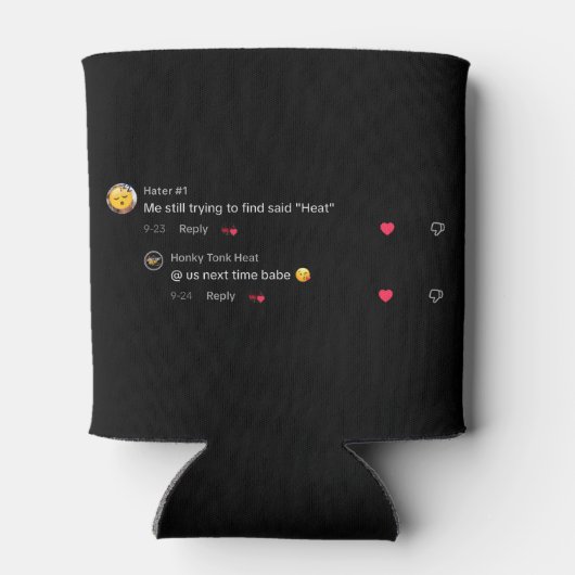 Honky Tonk Hater Can Cooler (Achterkant)