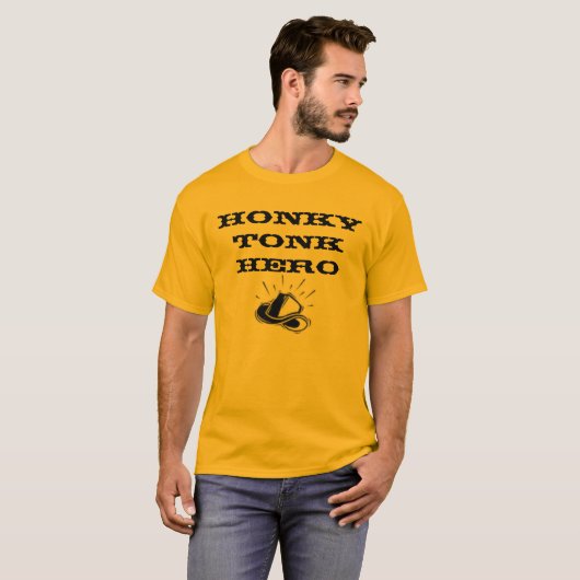 Honky Tonk Hero T-shirt (Voorkant volledig)