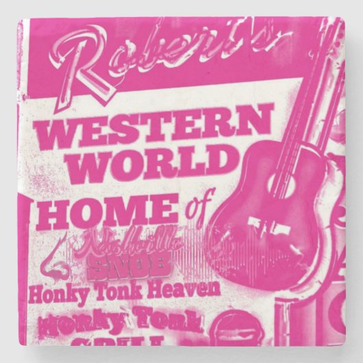 HONKY TONK HIGHBALL COASTER STENEN ONDERZETTER (Voorkant)
