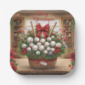 Honky Tonk Kerstmis Papieren Bordje (Voorkant)