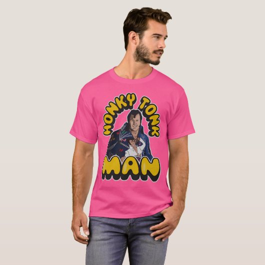 Honky Tonk Man Comic T-shirt (Voorkant volledig)