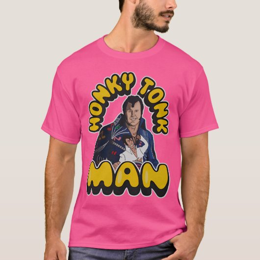 Honky Tonk Man Comic T-shirt (Voorkant)