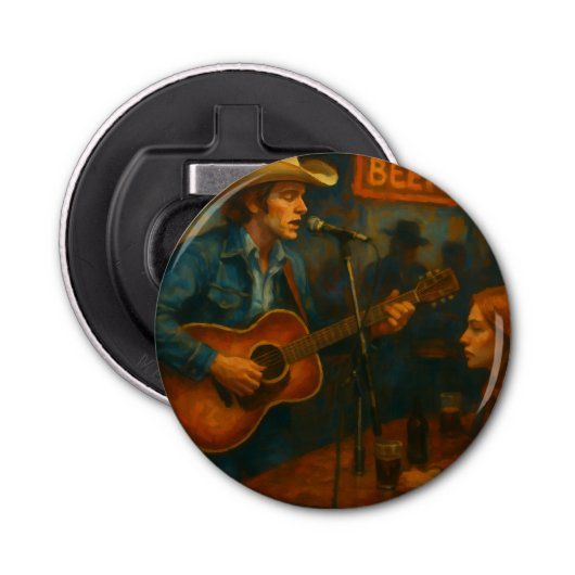 Honky-Tonk Nights Button Flesopener (Voorkant)
