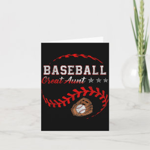 Honky Tonk Tante Grappig Honkbal Familie Matching Kaart
