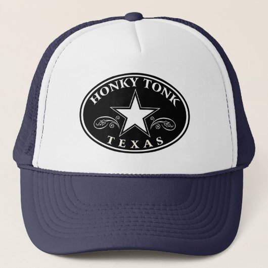 Honky Tonk Texas Country Star Trucker Pet (Voorkant)
