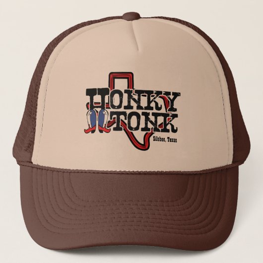 Honky Tonk Texas Snapback Trucker Pet (Voorkant)
