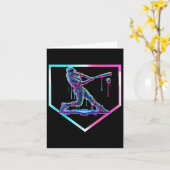 Honkychonky honkbalijs honkbal thuisplaat jongens kaart (Gele Bloem)