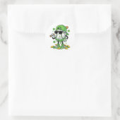Honkypankijs ijs St. Patricks Day Ronde Sticker (Tas)