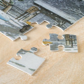 Honmonji Temple in Snow - Kawase Hasui 川 巴 水 Legpuzzel (Zijkant)