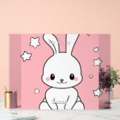 Honney Bunny Acryl Bord (Huwelijk)