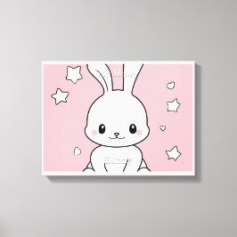 Honney Bunny Canvas Afdruk