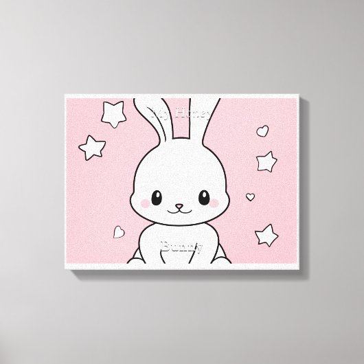 Honney Bunny Canvas Afdruk (Voorkant)
