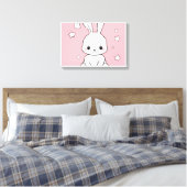 Honney Bunny Canvas Afdruk (Insitu (Slaapkamer))