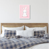 Honney Bunny Canvas Afdruk (Insitu (Slaapkamer))