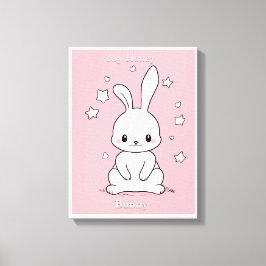 Honney Bunny Canvas Afdruk