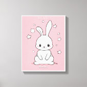 Honney Bunny Canvas Afdruk (Voorkant)