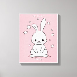 Honney Bunny Canvas Afdruk